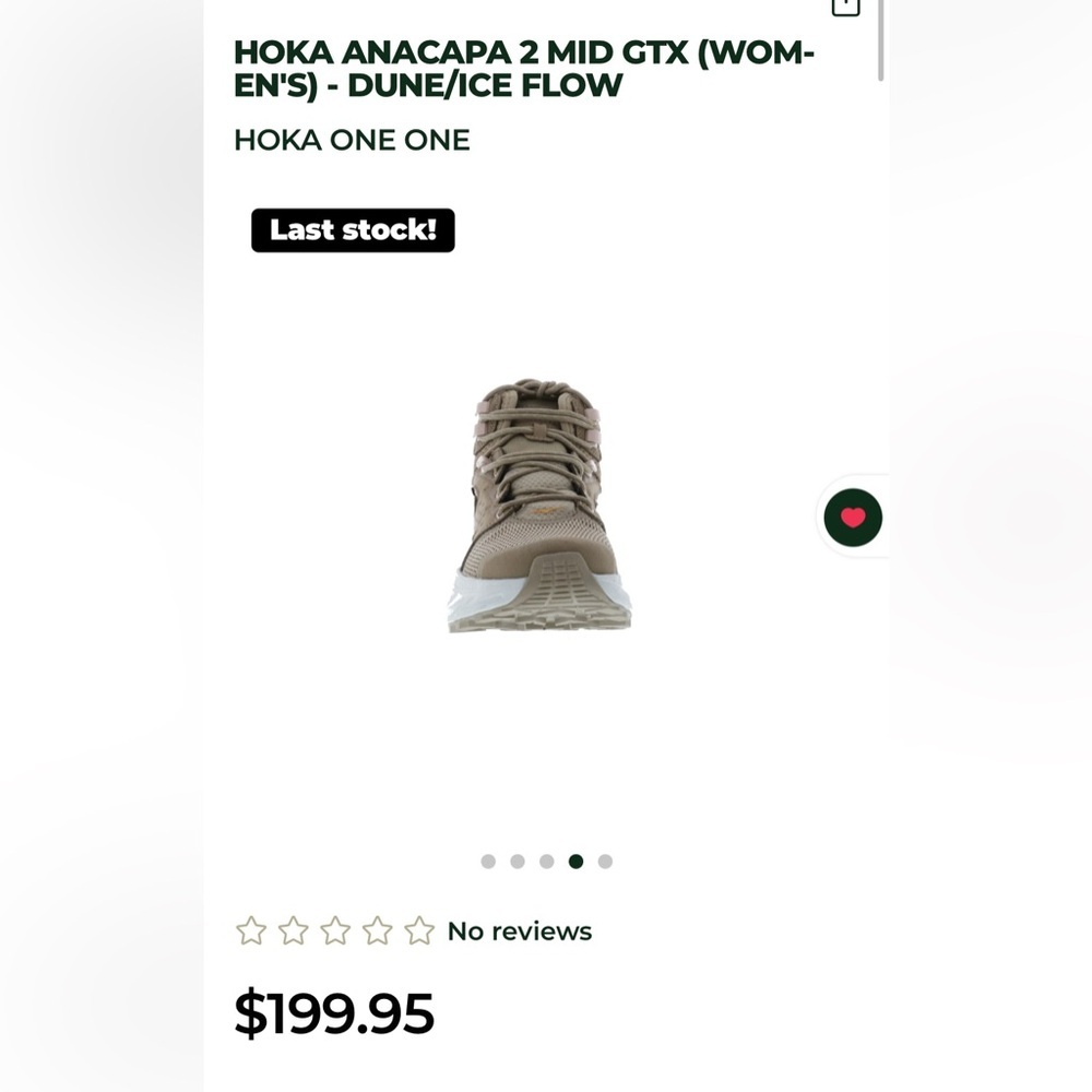 HOKA ANACAPA 2 MID GTX (WOMEN'S) - DUNE/ICE FLOW - Picture 12 of 12